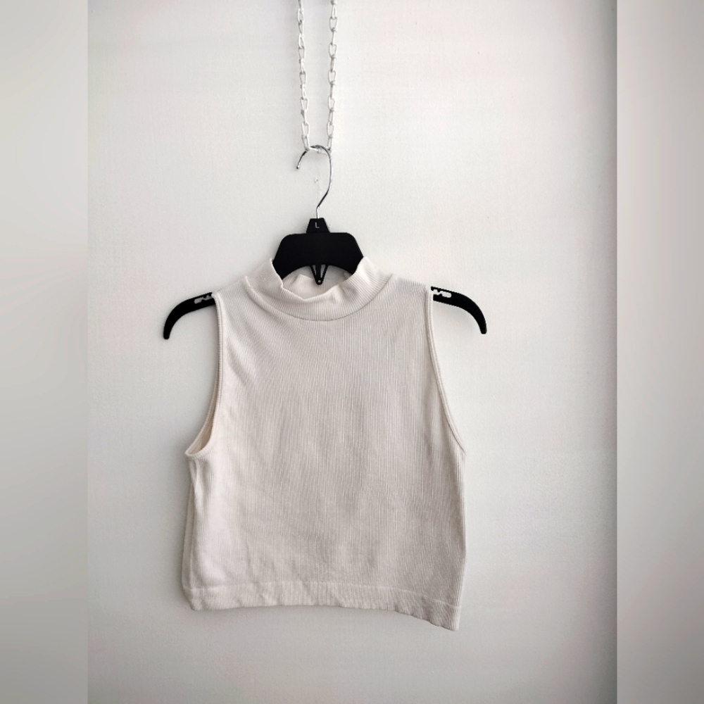 White Crop Top